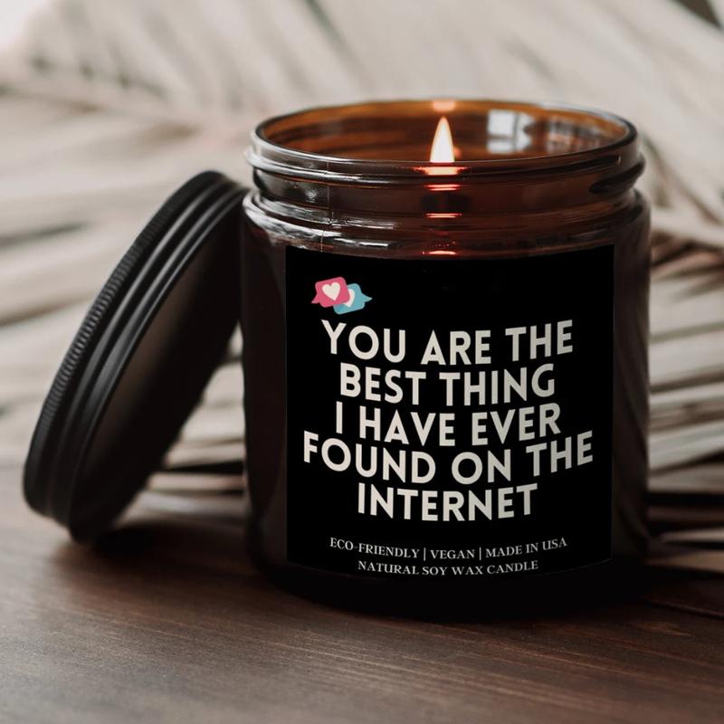 Best Thing On the Internet Candle, Boyfriend Gift Candle, Anniversary Gift, Birthday Gift for Him, Anniversary gift for Him, Girlfriend Gift