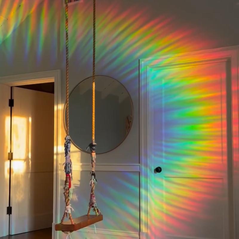 Pack of 9 Rainbow Suncatcher Window Stickers