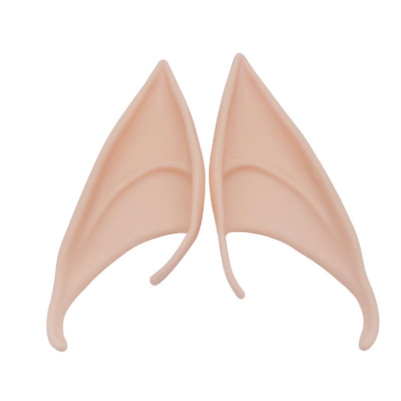 Angel Elf Ears, 1 Pair Latex Ears for Fairy Cosplay Costume Accessories, Party Decoration Photo Props