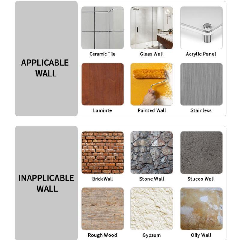 Brick Pattern Self-adhesive Wall Tile Sticker, 10pcs Waterproof Bathroom Backsplash Tile Sticker, Heat Resistant Kitchen Backsplash Peel and Stick Wallpaper, Home Decor Supplies