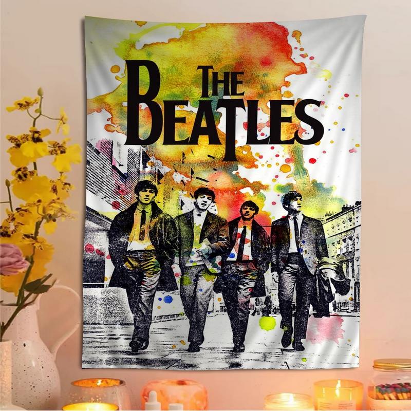 Rock B-Beatles Band Anime Tapestry Hanging Tarot Hippie Wall Rugs Dorm Wall Hanging Sheets tapestry for bedroom Decor