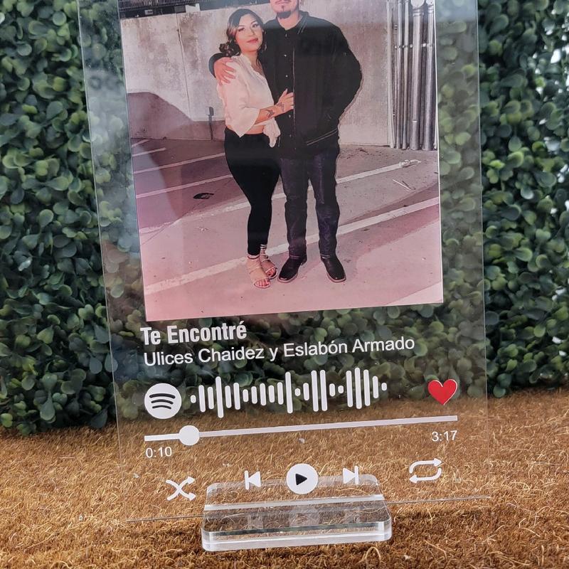 Spotify picture frame personalized | Modern Decor Photo Modern Print Music Picture frame, Spotify play list picture frame