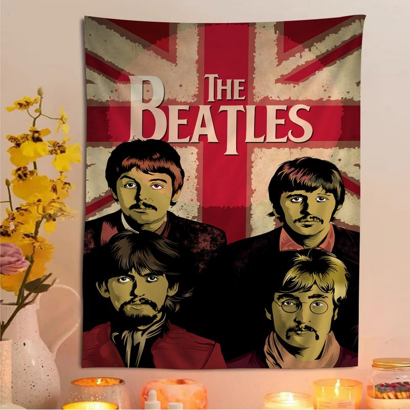 Rock B-Beatles Band Anime Tapestry Hanging Tarot Hippie Wall Rugs Dorm Wall Hanging Sheets tapestry for bedroom Decor