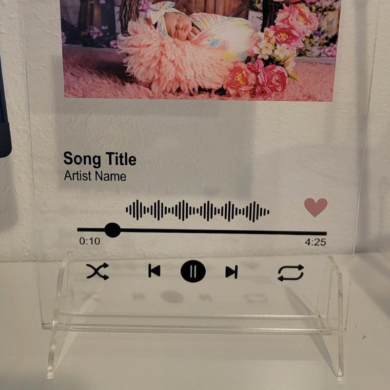 Spotify picture frame personalized | Modern Decor Photo Modern Print Music Picture frame, Spotify play list picture frame