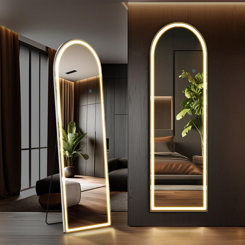 Cozy Chicroom Full Length Mirror with LED Lights, 60