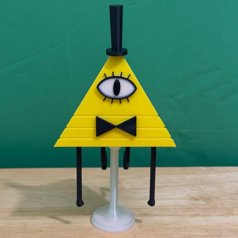 Bill Cipher Desk Figure - Gravity Falls Inspired Decoration Gift