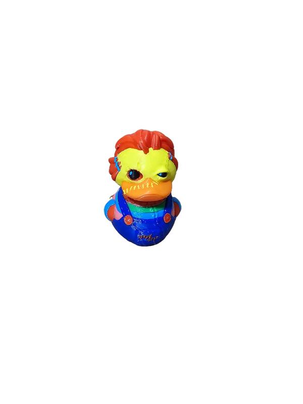 3D Printed Chucky Figurine for Duck Collectors and More - Quirky Home Decor by Hex3D Multicolor Ornaments Jeep Duck Cruise Duck