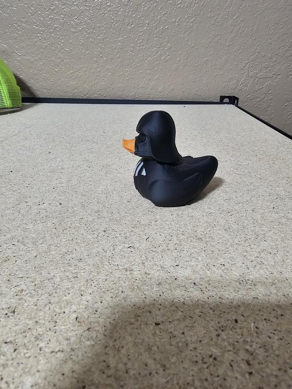 3D Printed Duck Vader Figurine for Duck Collectors and More - Quirky Home Decor Multicolor Ornaments