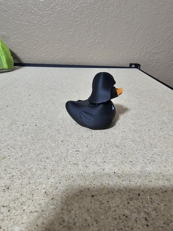 3D Printed Duck Vader Figurine for Duck Collectors and More - Quirky Home Decor Multicolor Ornaments