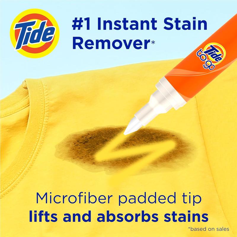 Tide Pen Stain Remover for Clothes, Tide To Go Pen, Instant Stain Remover Pen & Spot Cleaner, Portable & Travel-Friendly, Works on Food & Drink...