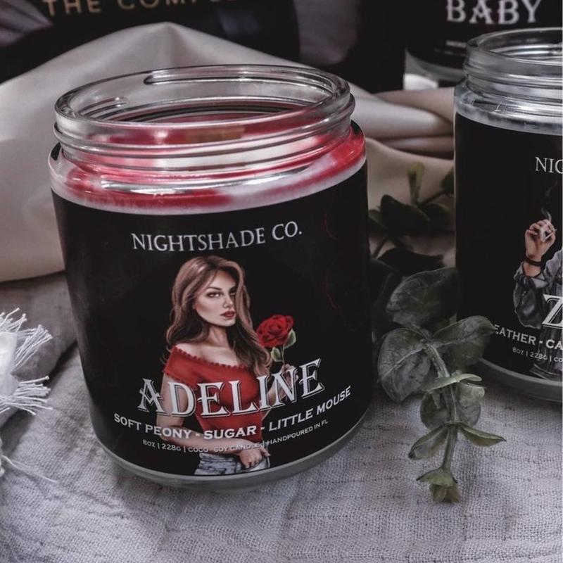 Haunting Adeline Scented candles. Perfect gift for the dark romance lover.