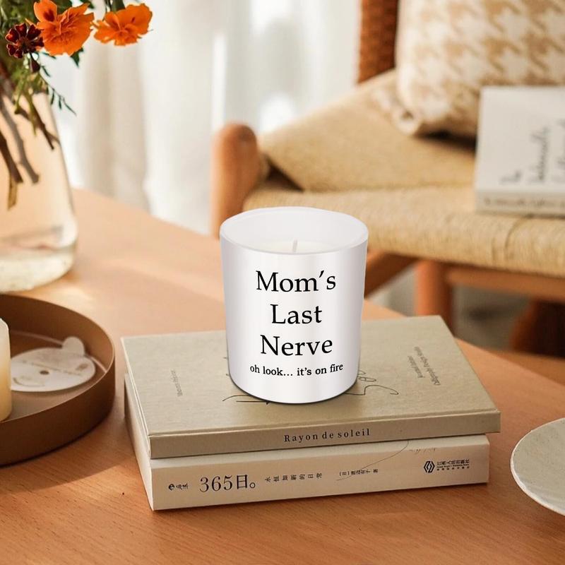 Gifts for Mom from Daughter Son, Mother's Day Gifts, Mom's Last Nerve Candle, Best Mom Gifts, Candles Gifts for Women, Funny Candles for Women, Lavender Candle 12 Oz