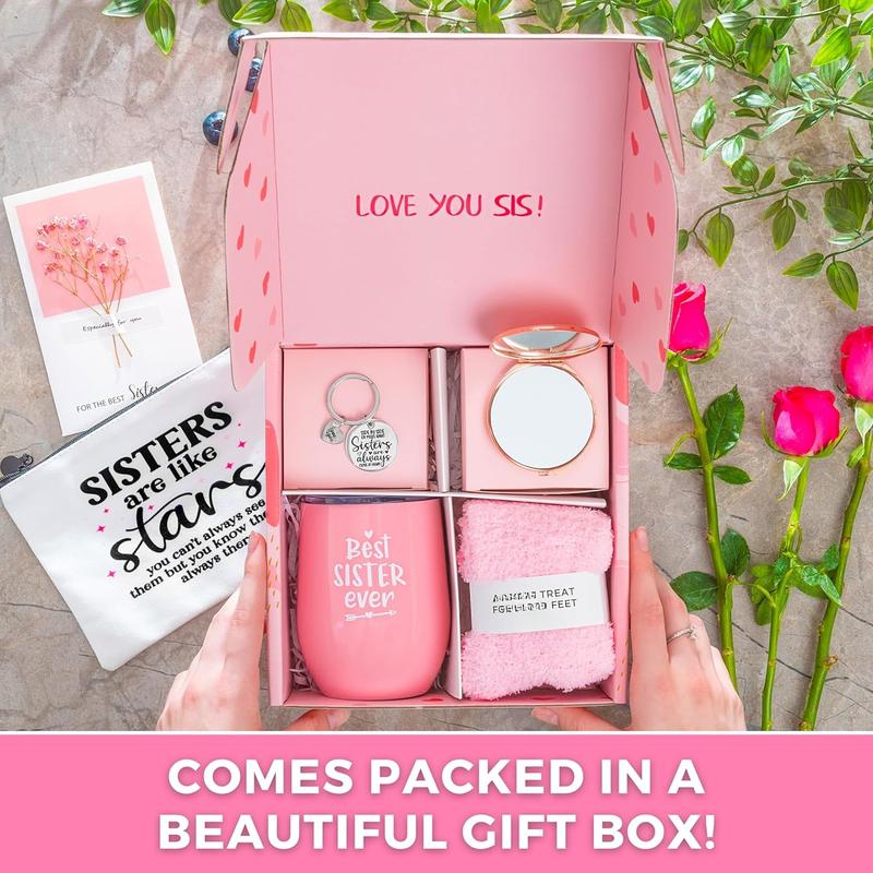 Beautiful Sister Gift Box - 6 count Sister Gift Set, Sister Christmas Gifts, Birthday Gifts For Sister, Sisters Gifts From Sister, Sister Birthday Gift Ideas, Sister In Law Gifts,  Gifts For Sister