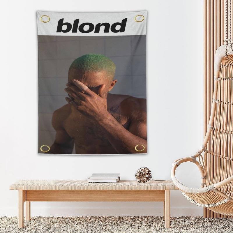 Frank Ocean Blondl Soft Hanging Tapestries - Hangable Ornaments for Creative Wall Decor - 3x5 Feet