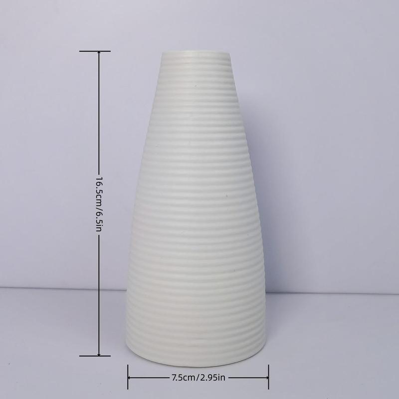 Ceramic Vase without Flower, 1 Count Modern Simple Flower Arrangement Vase, Decorative Vase for Home Living Room Bedroom Dining Room