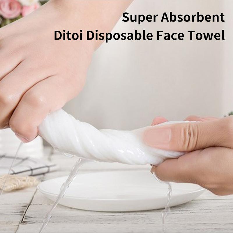 Ditoi Face Towel The Newest Pearl Texture Facial Towelette With Large Size