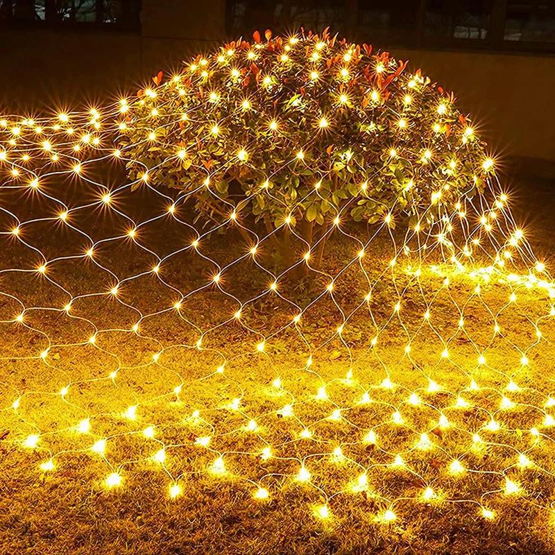 Outdoor Christmas Decorative Light, 360LED String Light, Waterproof Design LED Light for Shrubs, Trees, Hedgehogs, Outdoor Decoration