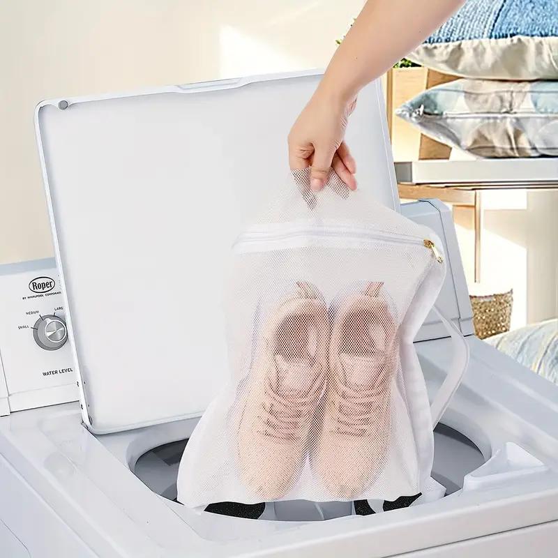 Sneaker Wash and Dry Bag for Dryer, Sneaker Drying Bag for Laundry, with Suction Cup Hooks for Easy Installation, Use YKK Zipper（1 Coarse Mesh） Accessories Plastic Cleaning Pet Resistant