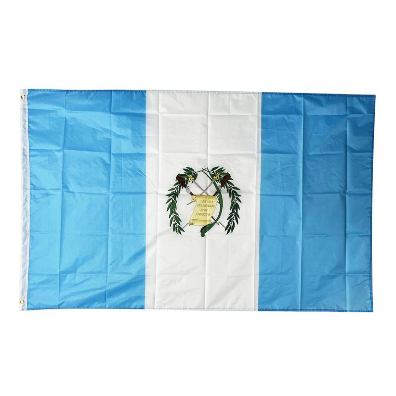 Guatemala National Flag Without Pole, 1 Count Large Size Banner Flag for Indoor & Outdoor Decoration