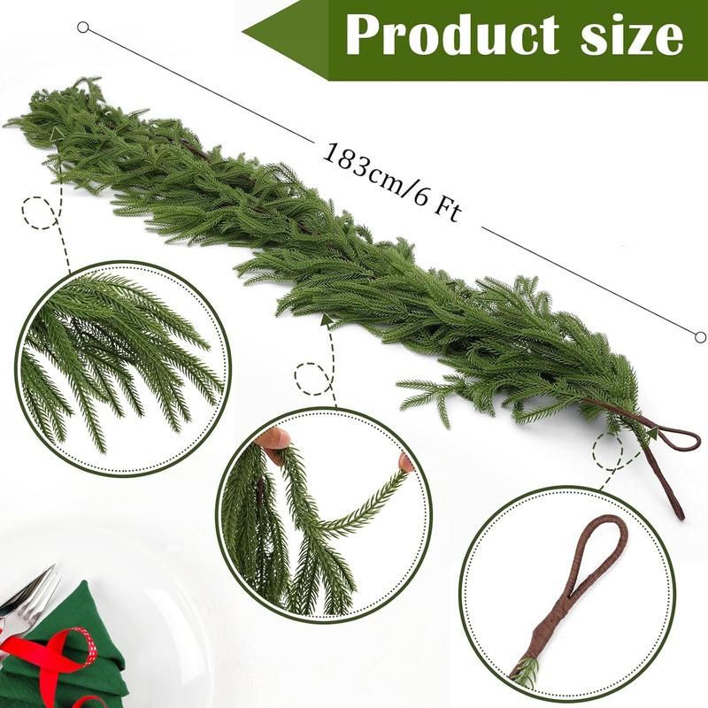 Artificial Norfolk Pine Garland 72