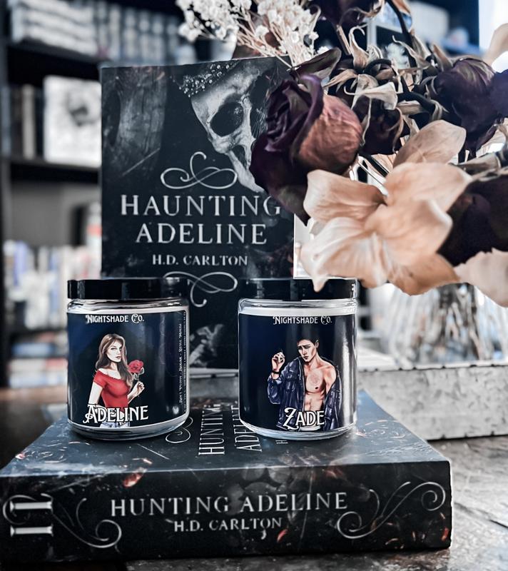 Haunting Adeline Scented candles. Perfect gift for the dark romance lover.