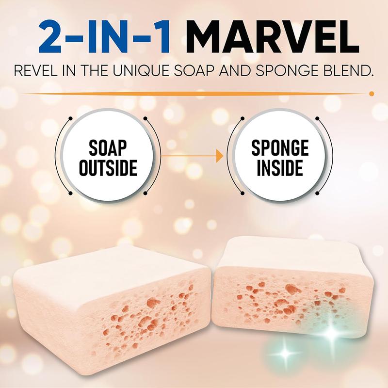 T.Taio Esponjabon Viral Mexican Soap Sponge – Exfoliating Shower Sponge for Smooth and Refreshed Skin Bath Personal