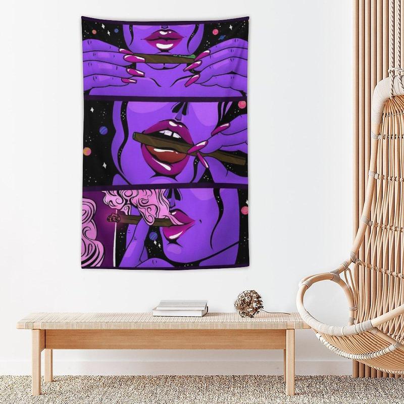 Cool Girl Art Mysterious Design Tapestry for Home Decor, 1 Count Wall Hanging Blanket for Mean Girls Decorations, Wall Backdrop Decoration for Bedroom Dormitory