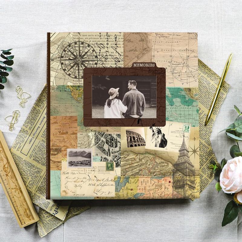 Photo Album 4x6 500 Photos 5 Pictures Per Page, with Photo Frame Window, 500 Pockets 4