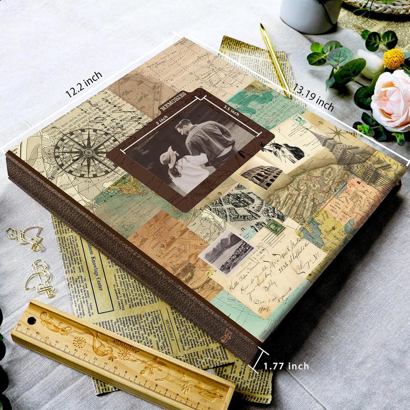 Photo Album 4x6 500 Photos 5 Pictures Per Page, with Photo Frame Window, 500 Pockets 4